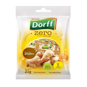 Bala De Gengibre Dorff Natural 21G
