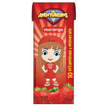Aventureiros Suco 200Ml Morango