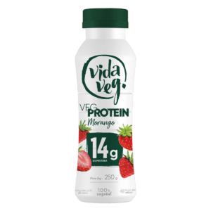 Iogurte Proteico 14g Sabor Morango 250g VidaVeg