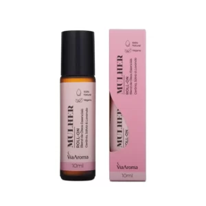 Roll-On Blend Óleos Essenciais Mulher 10 ml Via Aroma