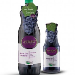 Suco de Uva Bordô Orgânico - 300 ml Uva'Só