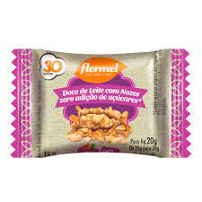 FLORMEL ZERO DOCE DE LEITE NOZES 20G