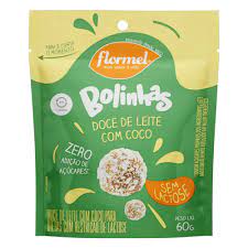FLORMEL POUCH BOL DC LEITE COCO ZLAC 60G