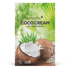 Coco Cream Leite de Coco em Pó 25 grs - PuraVida