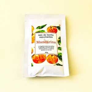 Sal de Banho Espumante Banho de Mandarina 40 grs - Maracujá Brasil