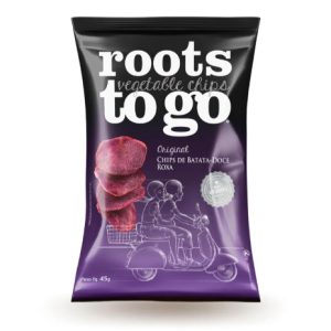 Chips De Batata-Doce Roxa 45 grs -  Roots To Go