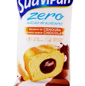 Bolinho de Cenoura Com Recheio de Chocolate 40 g - Suavipan