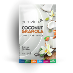 Coconut Granola Sabor Vanilla Clássica 30 grs - PuraVida