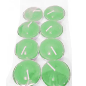 Vela Latinha 8 Unidade Cor Verde