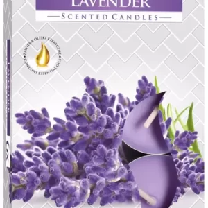 Vela Aromática T'Light Lavanda Com 6 Unidades