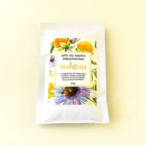 Sal de Banho Espumante Banho de Maracujá 40 grs - Maracujá Brasil
