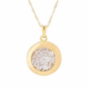 Colar Mini Cristais Dourado 18 mm - Sunshine Cristais