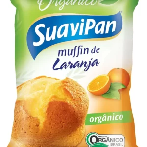 Muffin Orgânico de Laranja 40 g - Suavipan