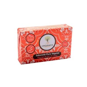 Sabonete em Barra Puro Vegetal Pêssego e Flor de Lótus 90g - Orgânica