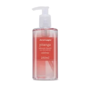 Sabonete Líquido com Óleos Essenciais, para as Mãos Pitanga 250ml - Aromagia