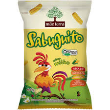 Salgadinho Integral Sabuguito Orgânico  45 grs - Mãe Terra