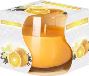 Vela Aromatizada no Copo Baunilha e Laranja