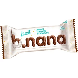 B.nana com coco e chocolate