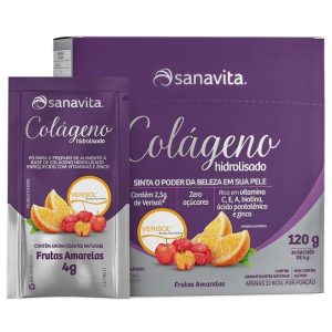 Colageno hidrolisado - frutas amarelas - SANAVITA