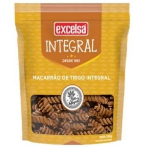 Macarrão de trigo integral - parafuso - EXCELSA