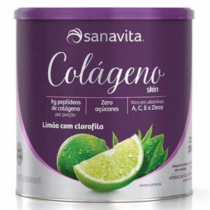 Colágeno Skin - 300g - SANAVITA - Limão com clorofila
