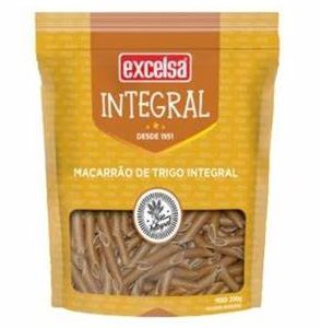 Macarrão de trigo integral - penne - EXCELSA