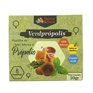 Fauna & flora - pastilhas de mel, menta e própolis
