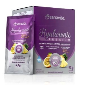Hyaluronic pele, cabelo e unhas - maracujá com abacaxi - SANAVITA