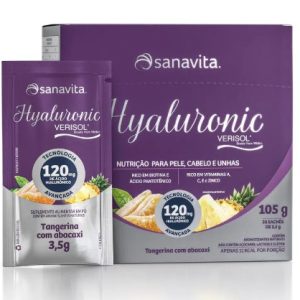 Hyaluronic verisol - tangerina com abacaxi - sachê - SANAVITA
