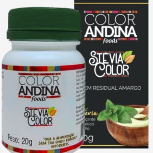 Adoçante em pó stevia - color andina