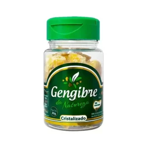 Gengibre da natureza cristalizado