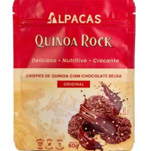 Crispies de quinoa com chocolate belga - Alpacas