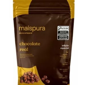 Pipoca artesanal - chocolate real - Maispura