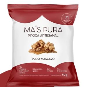 Pipoca artesanal - puro mascavo - Maispura